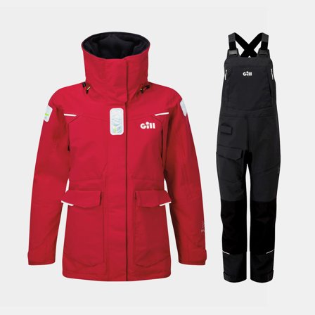 Sejlerdragt Gill OS2 Offshore Red + Graphite, dame, EU 40 (UK 14)