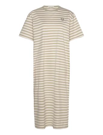 Tasaraita Over D Dress Marimekko Khaki Green