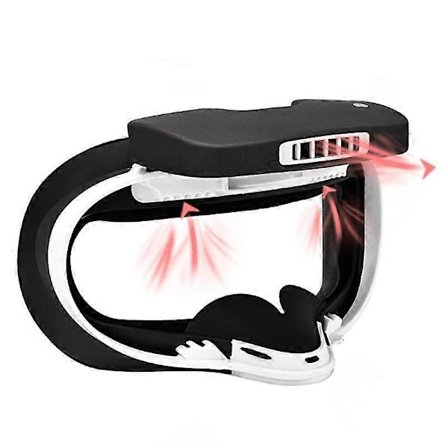 VR-kasvonaamio ilmankiertoa varten Quest Quest 2 -linssien huurteen estämiseksi, hiljainen jäähdytystuuletin kasvonaamio