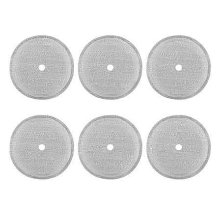 Filternet til fransk presse - udskiftningsfilter til kaffepresse - Inkluderer metalring - Genanvendelig