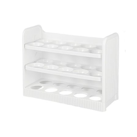 Kreativ Ägglåda för Kyl, Hushåll, Äggförvaring, Kökshylla för Landstilsbänkskivor