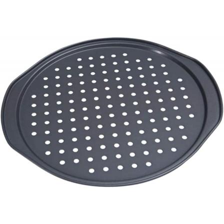 Ny 14 tommers pizzapanne i karbonstål med non-stick belegg