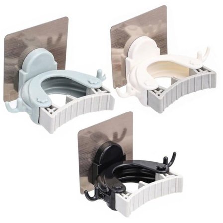 3 kroge op beslag Moppeholder Hænger