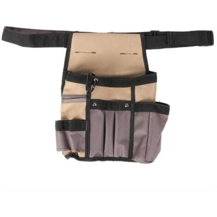 CCYKXA Puutarhan Vyötärölaukku, 10 taskua, monitoiminen kannettava puutarhatyökaluvyölaukku, säädettävä vyö, miehille ja naisille/NC/