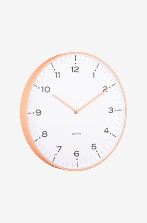 Karlsson - Veggklokke Circus Rings - Orange - Veggklokker & bordklokker - Fra Homeroom