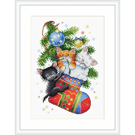 Broderikit MP Studia "Julklapp" 16x23 cm