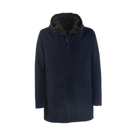 Herno, Winter Jackets Blauw, Heren, Maat:L,stof