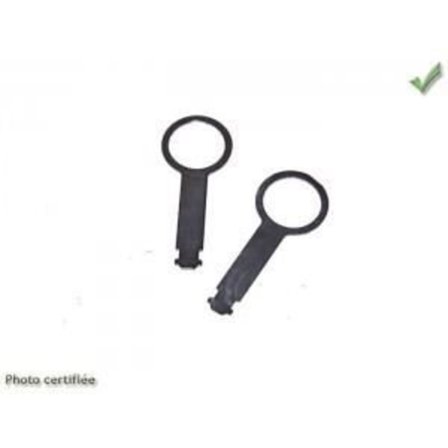 Nyckelsats för bilradio - Audi/Volkswagen - Par - Svart - Kompatibel A2 A3 A4 A6 A8 - För Passat Golf