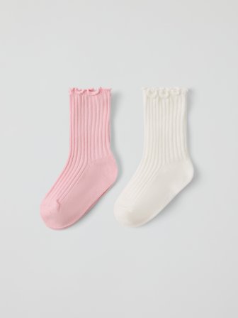 Polarn O. Pyret - 2-pack socks - 28 - 30 - Childrenswear - pink