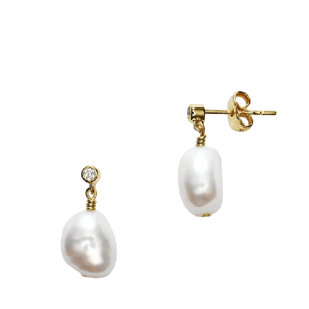 Anni Lu Pearly Earring Örhängen Dam Guld ONESIZE