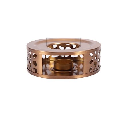 Rose Gold Tevarmer i Rustfrit Stål med Perforeret Design og Beholder