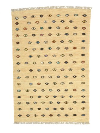 100X151 Tapis Kilim Nimbaft Moderne Orange/Marron (Laine, Afghanistan) Carpetvista