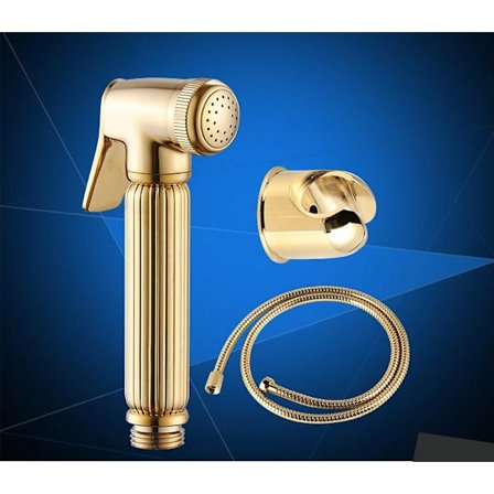 Hånddusj, dusjforsterker, dusjhode, kobberkrom kroppsrenser (C-pistolhode + 1,5 m hånddusj + aluminiumsbase)