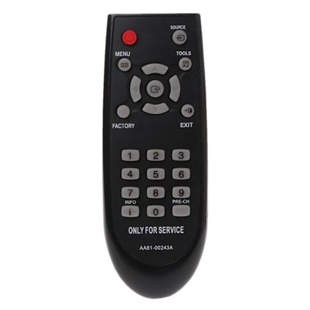 Erstatningsfjernbetjening til TV til AA81-00243A fjernbetjening