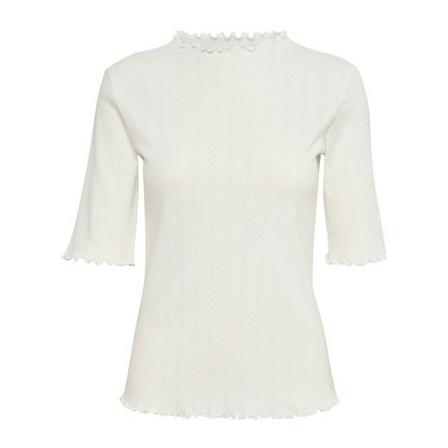 Karen by Simonsen Karen By Simonsen Carrykb Tee Toppe & T-Shirts 10103836 Egret Hvid, Dame, Størrelse: L