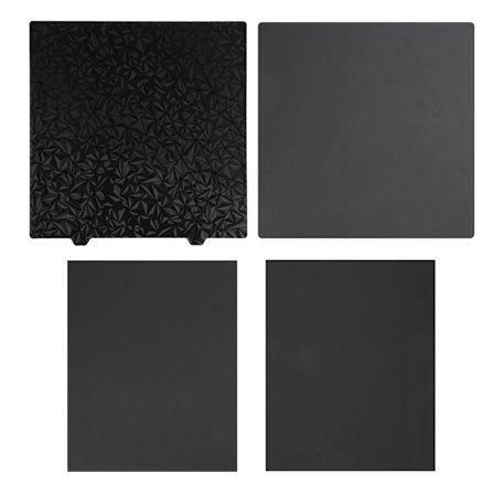 3D-skriver PEI Byggeplate 310x310mm Dobbeltsidig Glatt Frostet PET PEI Ark for CR10 CR10S X40 IDEX X40 V2 1.5mm Tykkelse Magnetisk Stålplate