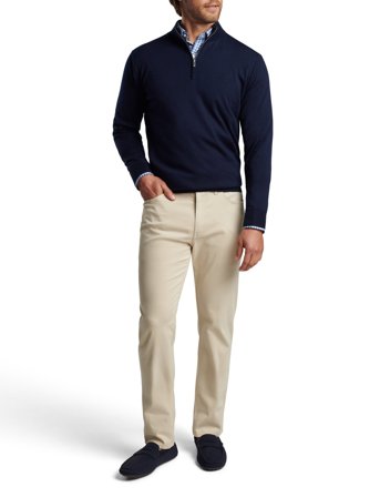 Peter Millar Autumn Crest Quarter-Zip - Navy - L