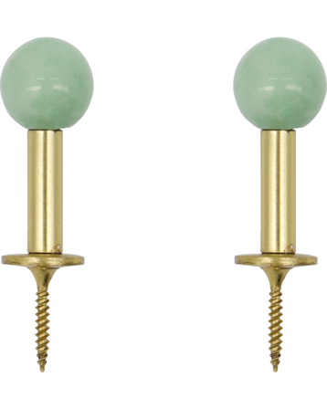 House Doctor Ball Knagg Aqua 2stk