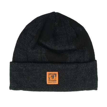 Brixton - Černá cuff Beanie - Union Watch Cap Beanie Black Cuff @ Hatstore