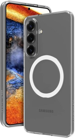 dbramante1928 Galaxy S26+- Greenland Pro Qi2 - Clear - Transparent skal med Qi2-magnet till Galaxy S26+