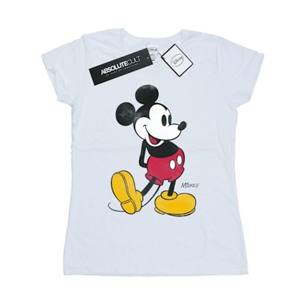 Disney Dam/Kvinnor Mickey Mouse Classic Kick Bomull T-shirt X