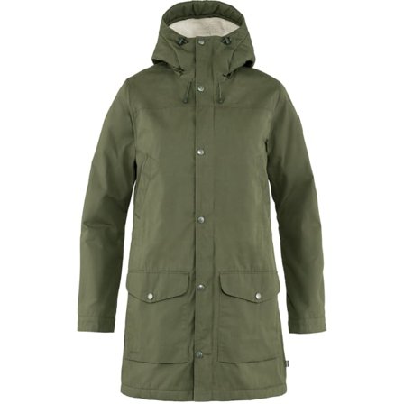 Fjällräven Women's Greenland Winter Parka in Laurel Green, G-1000 /Supreme Microloft | Size: XS