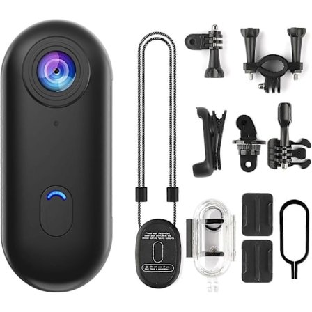 2025 Senaste Modell 64GB 4K HD Mini Kroppskamera Kroppskamera Tumstorlek Bärbar Actionkamera