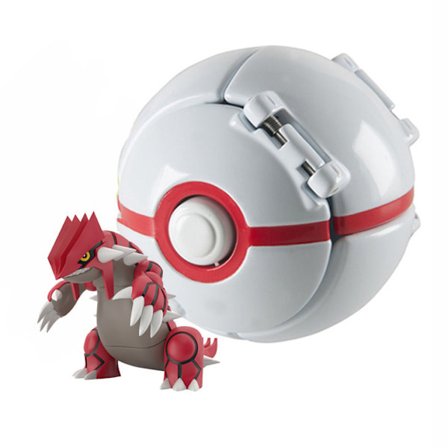 Kast og Pop Pokéball med Actionfigur Leketøysett (