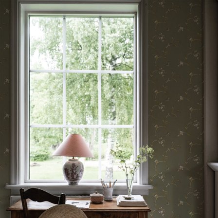 Duro Ekbacken 523-03 Tapet Gammelsvenska Klassiker 1850-1950 Grön, Färg & tapeter