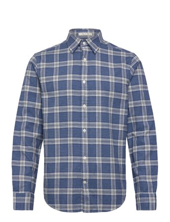 GANT | Reg Flannel Melange Check Shirt | L