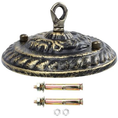 Vintage Taklampskärm Retro Lampskydd Robust Armatur Kompatibel med Philips