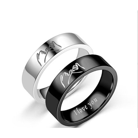 Vielsesringe til par, Løfteringe Matchende Ringe