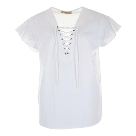 Twinset, Blouse 221tp 2304 00001 Biały, Kobieta, Rozmiar: L
