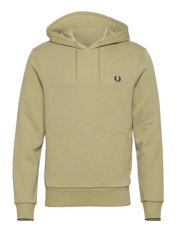 Tipped Hooded Sweatsh Green Fred Perry