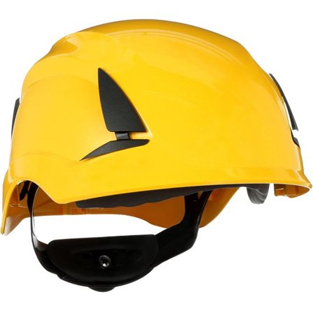 3M SecureFit X5502NVE Vernehjelm uventilert, 1000V Gul, Hodebeskyttelse