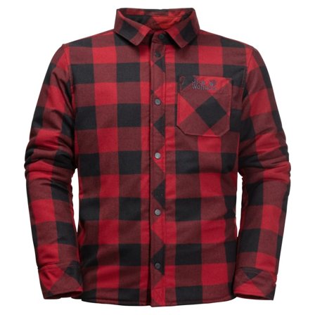 Jack Wolfskin Whiteville Shacket Kids Children other lightly-lined jackets Red 104