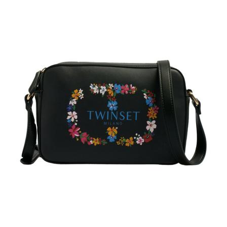 Twinset, Cross Body Bags Zwart, Dames, Maat:ONE Size
