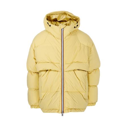 K-Way, Winter Jackets Żółty, Mężczyzna, Rozmiar: S
