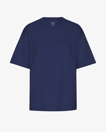 Oversized Organic T-Shirt - Marine Blue XL