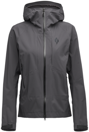 Black Diamond Highline Stretch Shell naisten takki, Anthracite