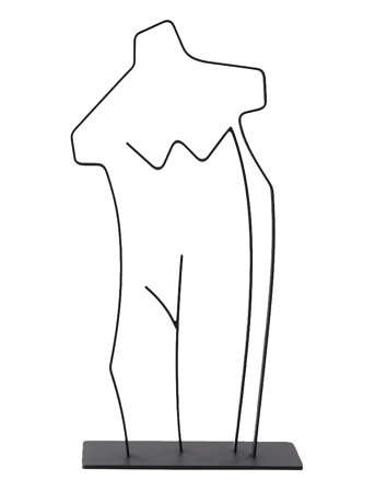 Wire Ruth Black Black Cooee Design