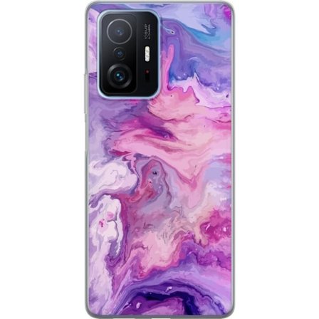 Kompatibelt Mobilskal till Xiaomi Xiaomi 11T Pro Marmor Lila