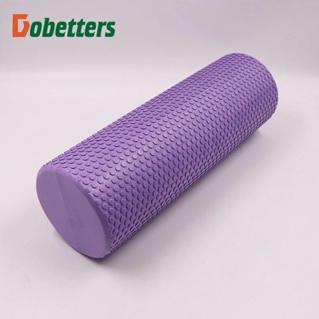 EVA Skum Rygmassage Rulle; Muskelafslapning og Genopretning; Yoga Pilates Massage Rulle Rygstrækning - Lilla 45cm