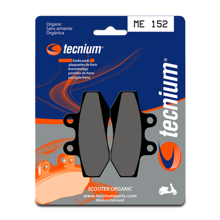 Organische Remblokken Tecnium Scooter Voor - Derbi Senda 50 2003-2004