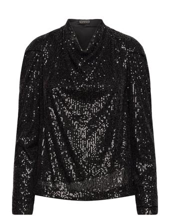 Slsuse Blouse Bluse Langermet Svart Soaked In Luxury*Betinget Tilbud