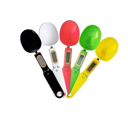 Måleskeer Elektronisk Køkken Digital Mad Ske Vægte Nøjagtig Vejning Teske Vægte (sort)