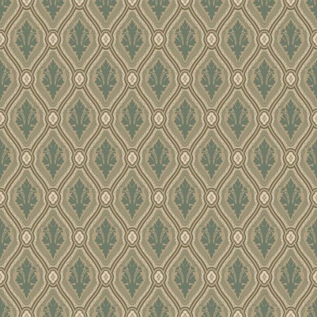 Duro Tapetprov, Lillstugan 541-02P Gammalsvenska Papper, Grön, L, , Färg & tapeter