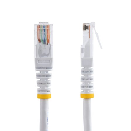 StarTech Molded Cat 5e UTP Patch Cable - Koblingskabel - RJ-45 (hann) til RJ-45 (hann) - 15 m - UTP - CAT 5e - formstøpt - hvit