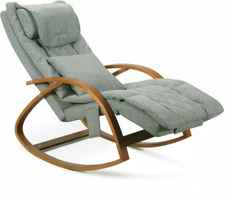 NAIPO Massasjestol gyngestol med varme