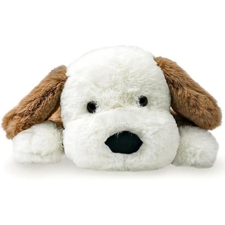 40 cm Plyschleksaker, Söt Hund Gosedjur Form Stor Kramkudde Mjuk Leksak, Supermjuk Tecknad Leksak Presenter (Brun)